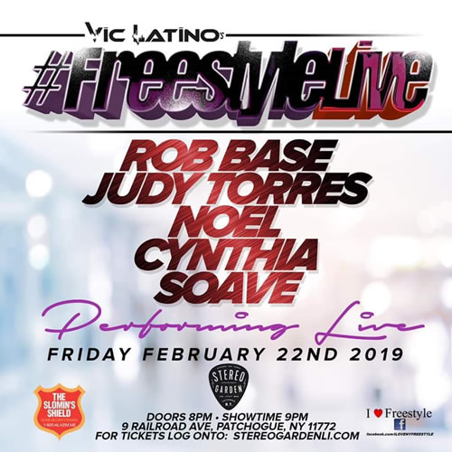 Vic Latino’s Freestyle Live Concert, Feb 22nd, 2019